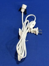 Dept 56 Lemax Blowmold Bulb Socket 6 Ft Light Cord Fits 1.5” Opening Christmas