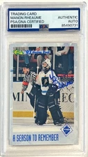 1993 Classic Draft Manon Rheaume Lightning Signed Auto Card #149 PSA DNA