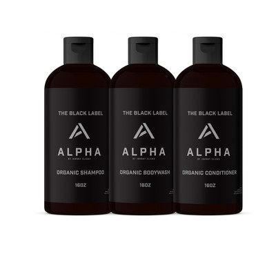 Black Label Shower Set