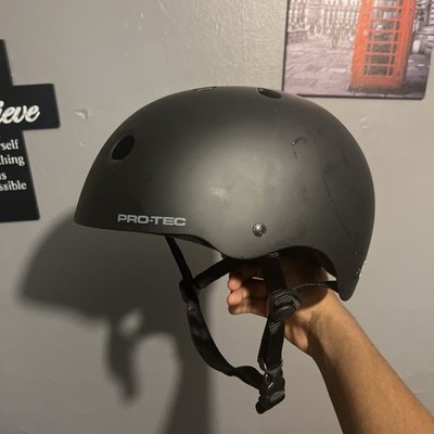 Pro-Tec Ace Vented Skate/BMX Style Helmet Black/Gray XL 60-62 cm