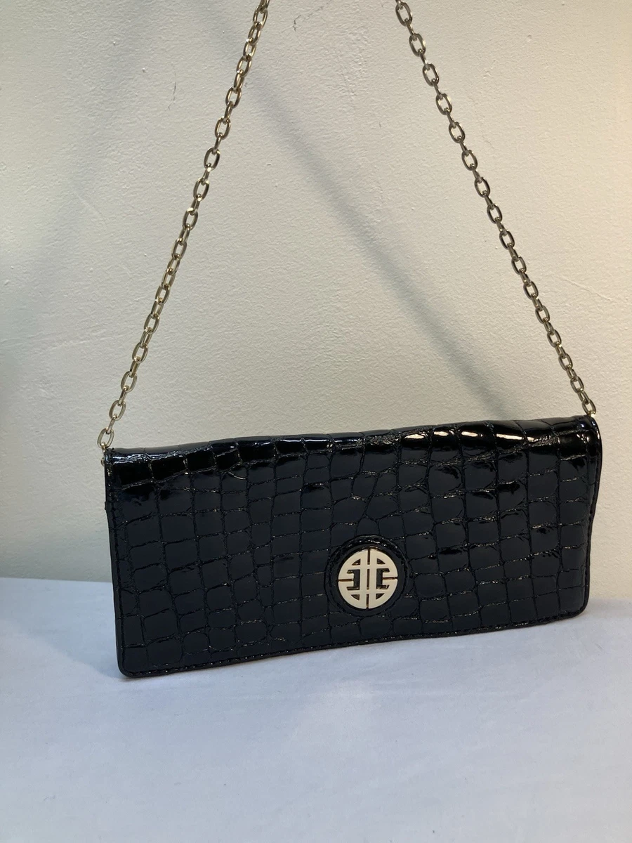 Antonio Melani‎ Black Leather Vida Belt Bag Gold Trim ANTONIO MELANI | Accessories | Antonio Melani Leather Belt  main image 3