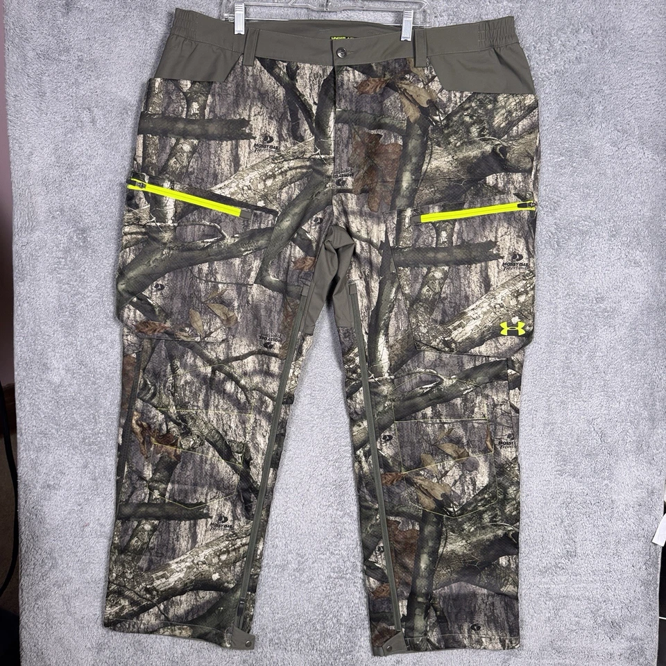 Under Armour Scent Control Pant Men 3XL Softshell Storm Cold Mossy Oak Treestand - Image 1 of 4
