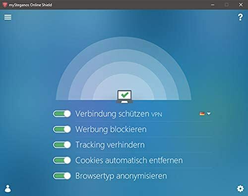Online Shield VPN 2021 (Code i a Box) Win 8/10/MAC/Android/iOs von mySteganos - Bild 2 von 4