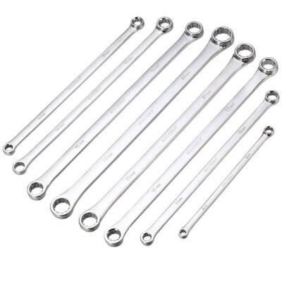 Extra Long Double Box End Wrench Set Chrome Vanadium Steel Aviation Wrenches Met