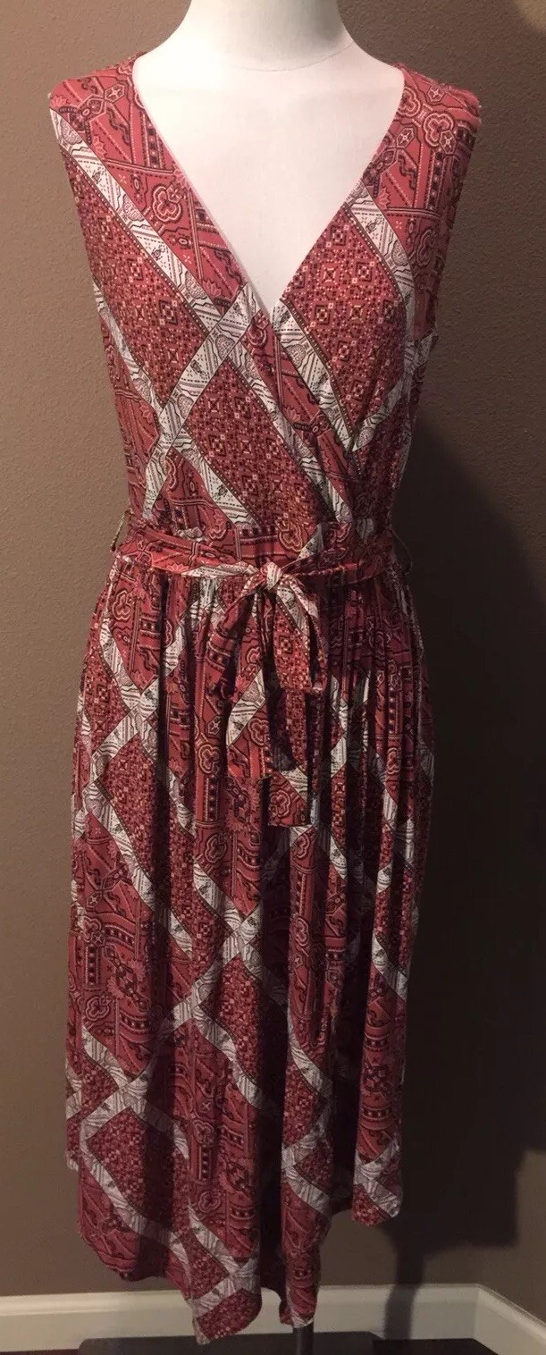 Natural Reflection M Attached Wrap Sleeveless Rus… - image 7