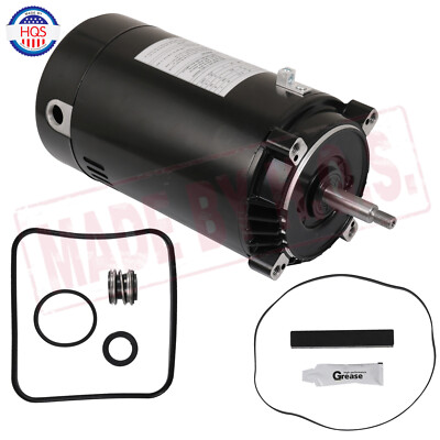 UST1102 Swimming Pool Pump Motor & Seal Kit For Hayward Super Pump, Max-Flo II
