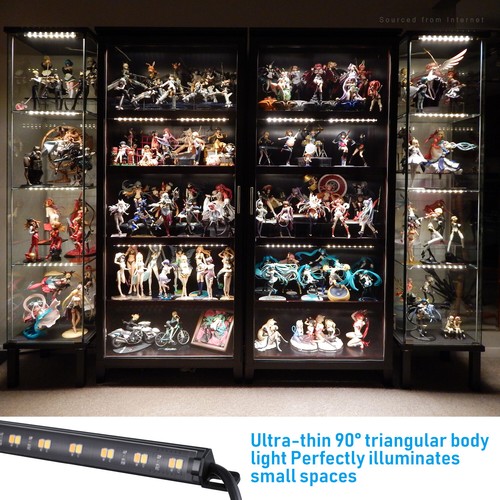 LED Safe Lighting Kit 5CCT, (6) 12" Linkable Light Bars, UL Power Adapter - Picture 3 of 8