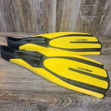 Cressi Plana Avanti Tre Yellow Black Diving Swim Fins Snorkeling Size 38-39/5-6