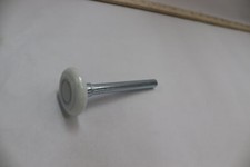 Roller Wheel White Steel 3-1/4" x 1-3/4"