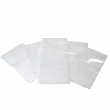 SA-B69 - 100 Pack of 6 Inch x 9 Inch Clear Recloseble Poly Bags - 2 MIL