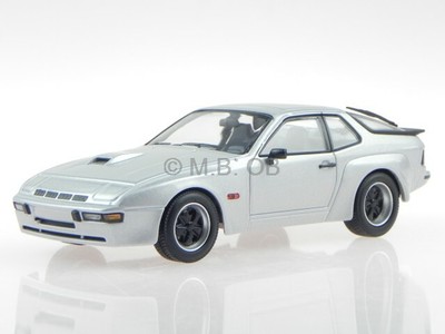 Porsche 924 GT 1981 silver diecast modelcar 940066122 Maxichamps 1:43