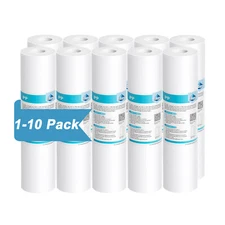 1-10PK 1/5/10/25/50 Micron 10"x2.5" Whole House Under Sink Sediment Water Filter