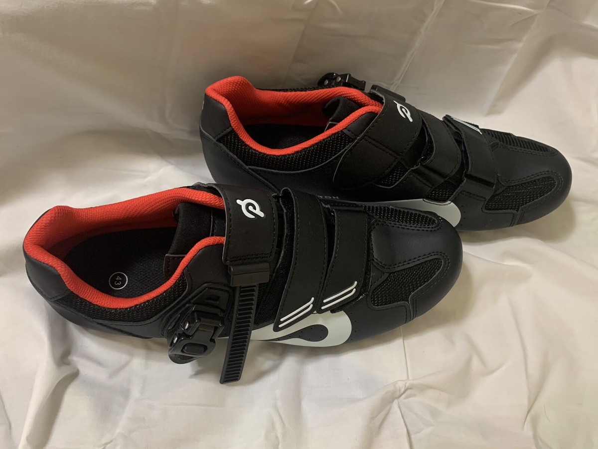Peloton Men\'s US 10 EU 43 Strap Black Red Cycling Shoes Athletic Sneakers EUC Peloton Cycling Shoes for Peloton Bike and Bike+ with Delta  main image 4