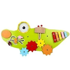 Crocodile Montessori Busy Board,Sensory Board,Educational Toys, Activity Cube...