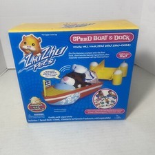 Zhu Zhu Pets Speed Boat and Dock New in Box Ships Fast