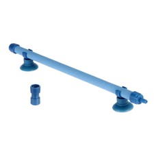 10-inch Fish Tank Aquarium Bubble Wall Air Stone Tube with Suction Cup Blue