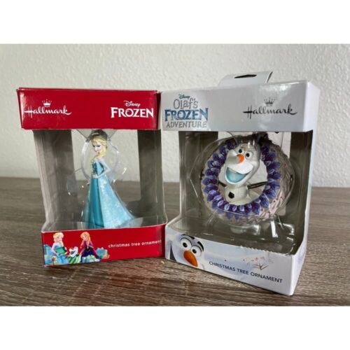 Hallmark Disney Frozen Christmas Ornaments Elsa & Olaf's Frozen Adventure - Picture 2 of 11