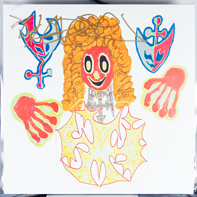 BLADEE EXETER VINYL SIGNED AUTOGRAPHED Yellow LP Drain Gang Ecco2k