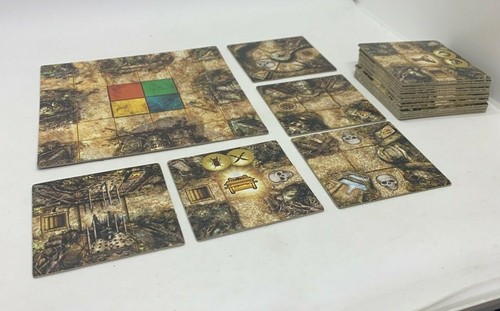 Indiana Jones DVD Adventure Game Replacement Parts Cardboard Tiles - Picture 7 of 7