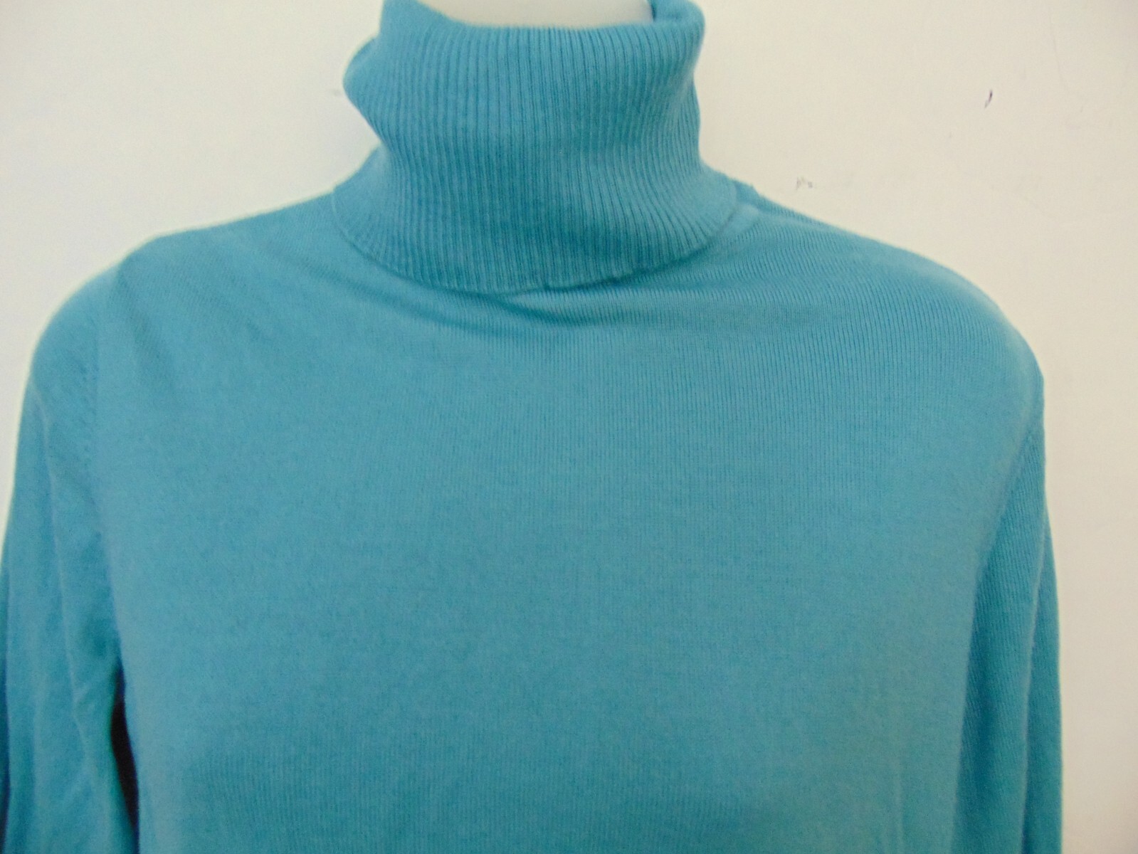 Pendleton turqoise 100% merino wool pullover turt… - image 2