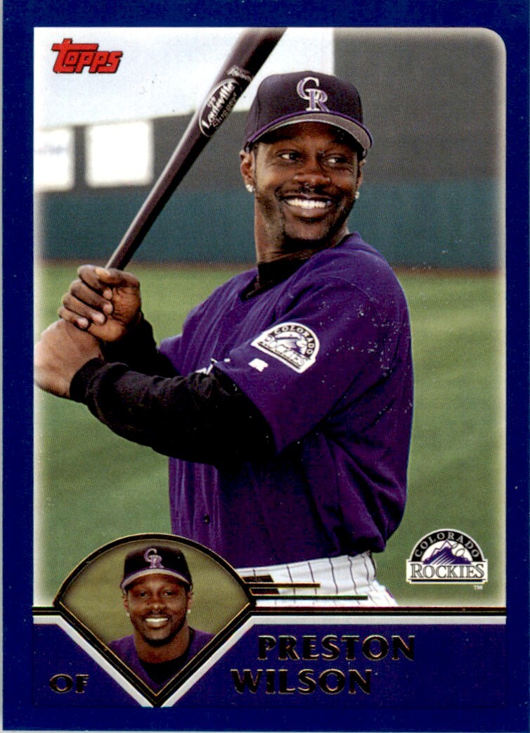 2003 コロラド　ロッキーズ プレストン　ウィルソン 2003 Topps Preston Wilson . Colorado Rockies #528 | eBay
