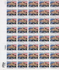 1984 20 cent Hispanic Americans full sheet of 40, Scott #2103, Mint NH