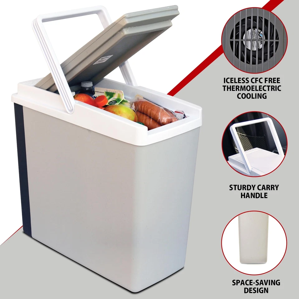 Koolatron P-20WH Electric Portable Cooler 18 Quart 12V Car Cooler/Warmer NEW - Image 4 of 4