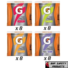 GATORADE POWDER VARIETY, DRINK MIX, YIELDS 80 GALLON, 21 OZ POUCHES (CASE OF 32)