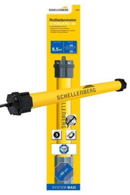 Schellenberg Rohrmotor Standard 20 Nm 20620 max. 34 kg Rollladenmotor Antrieb
