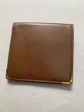 Vintage Gucci Leather Wallet Bifold Brown Italy NWOT