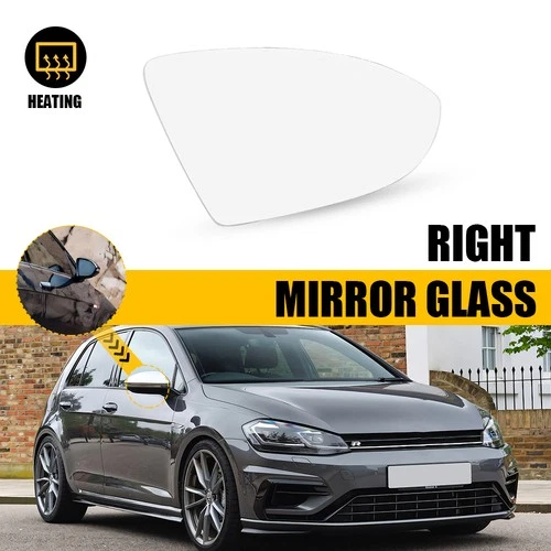 Fit Volkswagen Golf MK7 GTI R Right Passenger Side Heated Mirror Glass 5G0857522