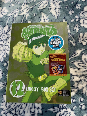 Naruto Uncut Box Set 12: Special Edition (DVD, 3-Disc Set, 2009) NEW