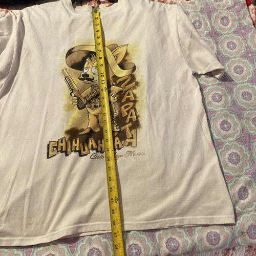 T-shirt By Yazbek Vintage CHIHUAHUA Zapata Costa Maya Mexico XLG Great Logo - Picture 3 of 16