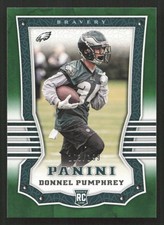 2017 Panini Donnel Pumphrey Bravery #/199 RC Rookie #122 Card