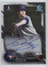 2016 Bowman Draft Chrome Draft Pick TJ Zeuch #CDA-TZ Auto