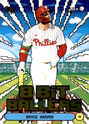 Topps #8B-11 Bryce Harper 8 Bit Baller