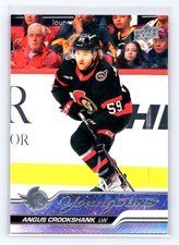 2023-24 Upper Deck #706 Angus Crookshank Silver Foil RC