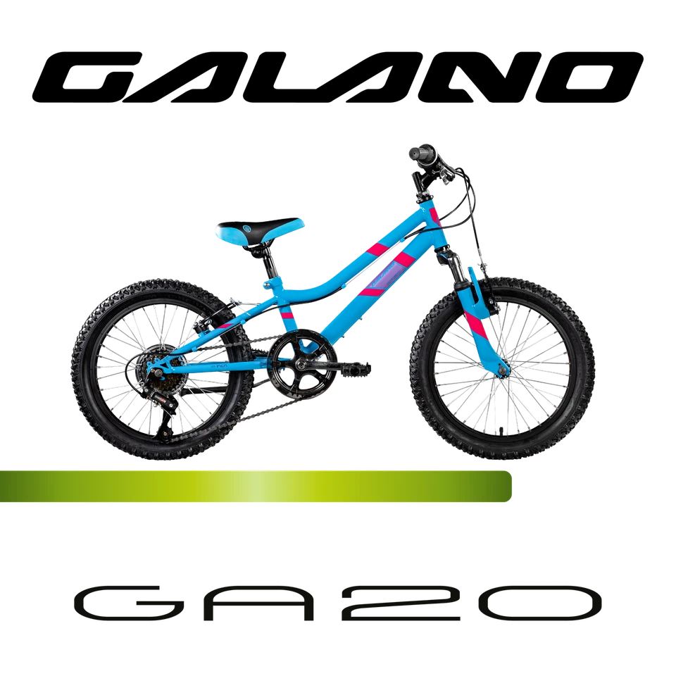 Galano GA20 Kinderfahrrad 18" Jungen Mädchen Kinderrad Galano 7s blau 22 cm - Bild 2 von 4