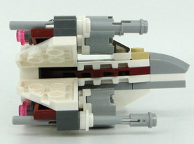 Used LEGO Star Wars X-Wing Microfighter 75032 w/ Pilot Manual Cracked Right Arm