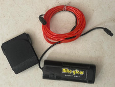 Luz de seguridad BikeGlow 360 grados visibilidad bicicleta hasta 500 pies rojo festival