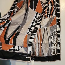 NWT Adrienne Vittadini Women's 100 Silk Fall Scarf NWT 11x50" New With Tags