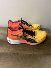 Puma Mens Deviate Nitro Elite Fireglow Running Sneakers Shoes - Orange - 10.5