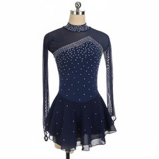 Teen girls' long sleeve skating dress