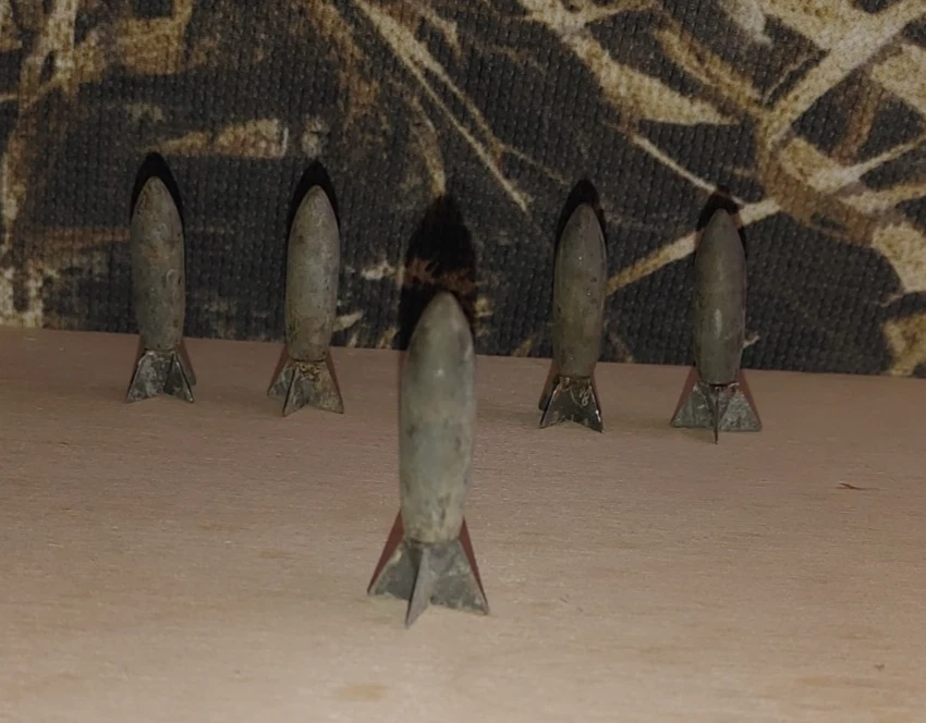 Инертный кинетический металл ВВС США Lazy Dog B_omb - эпохи Кореи/Вьетнама ОРИГИНАЛ - Изображение 3 из 3