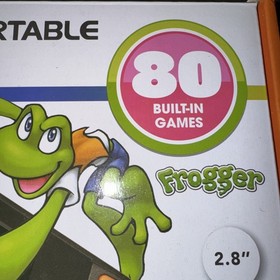 Atari Flashback Portable Black Handheld Console 80 Built in Games Open Box