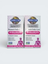 2 Pack Garden of Life Women  s Probiotics Daily Care 40 Billion CFU 30ct 1/2027