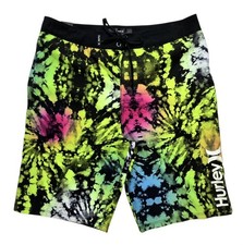 Hurley Boy's Youth Board Shorts Size 18/29 Northern Lights Tie Dye Surf Swim
