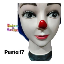 Mexican Professional Glossy Red Clown Nose Plastic Nariz Payaso Made In Mexico