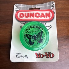 Duncan Butterfly Yo-Yo - Green. New In Package. 1994.