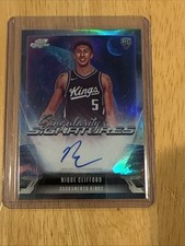 2025-26 Topps Chrome Cosmic NIQUE CLIFFORD Singularity Signatures #SS-NC RC 🔥